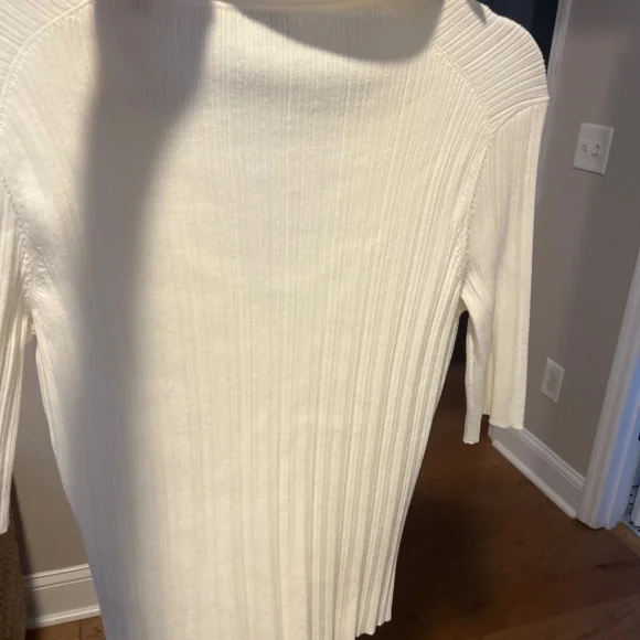 VINCE polo sweater white sweater - Picture 6 of 7